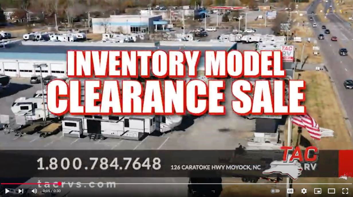 Model Clearance Sale at TAC RV