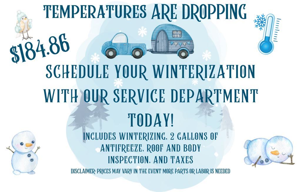 Service Special at TAC RV!